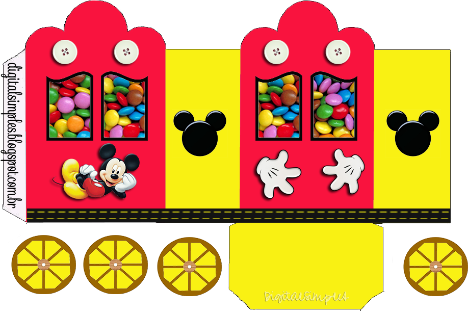 Carrocinha Pipoca Digital Mickey - Mickey (960x664), Png Download