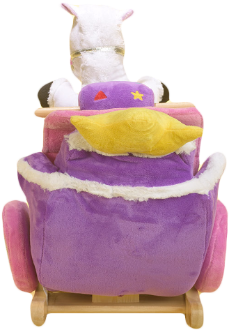 Side View Front View Rear View - Rockabye Princess Carriage Rocker (480x480), Png Download