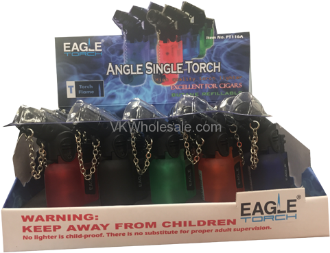 Eagle Angle Torch Lighters Wholesale Angle Eagle Jet - Dollar General Torch Lighter (500x500), Png Download