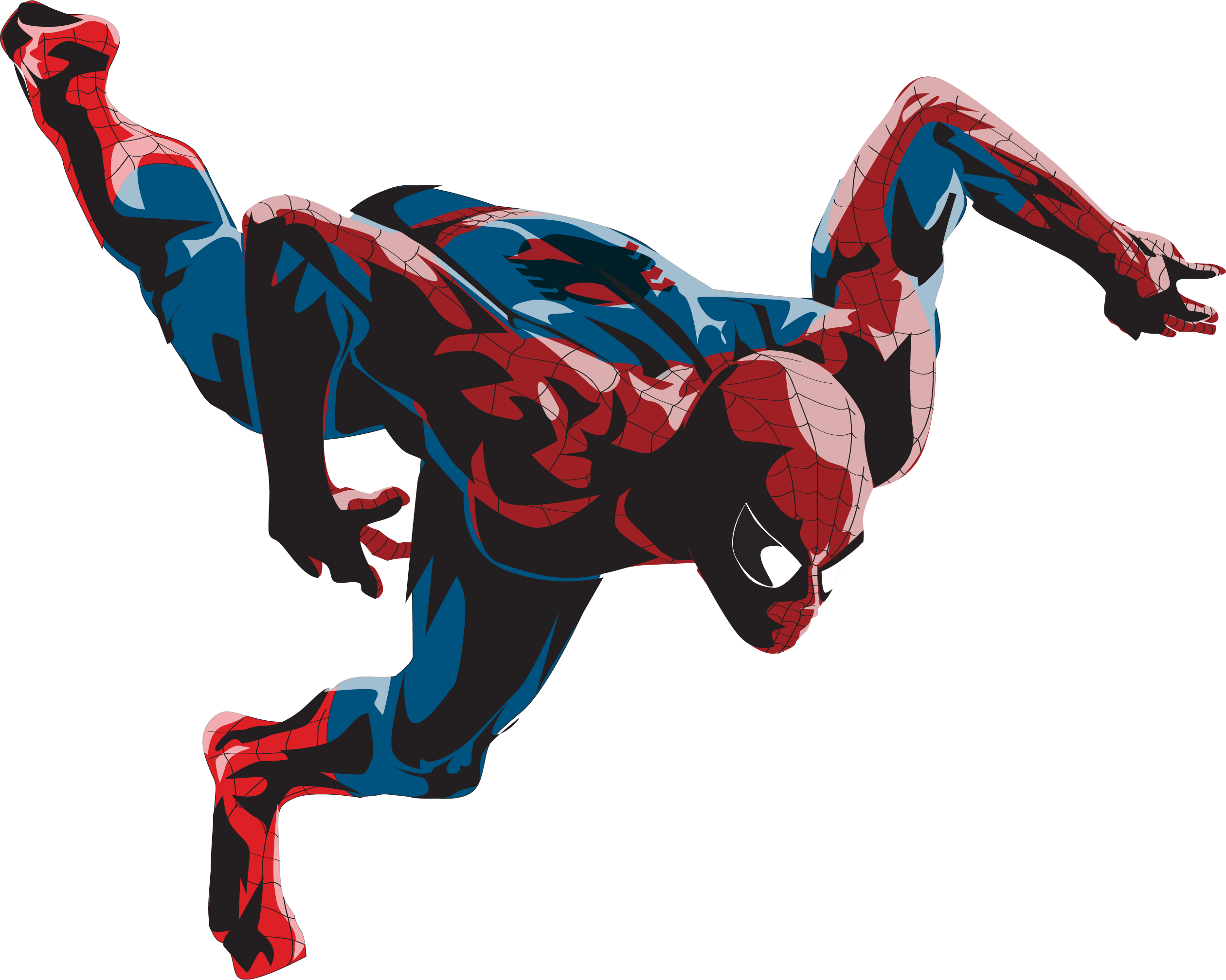 Share This Article - Spiderman Vector (2520x2015), Png Download
