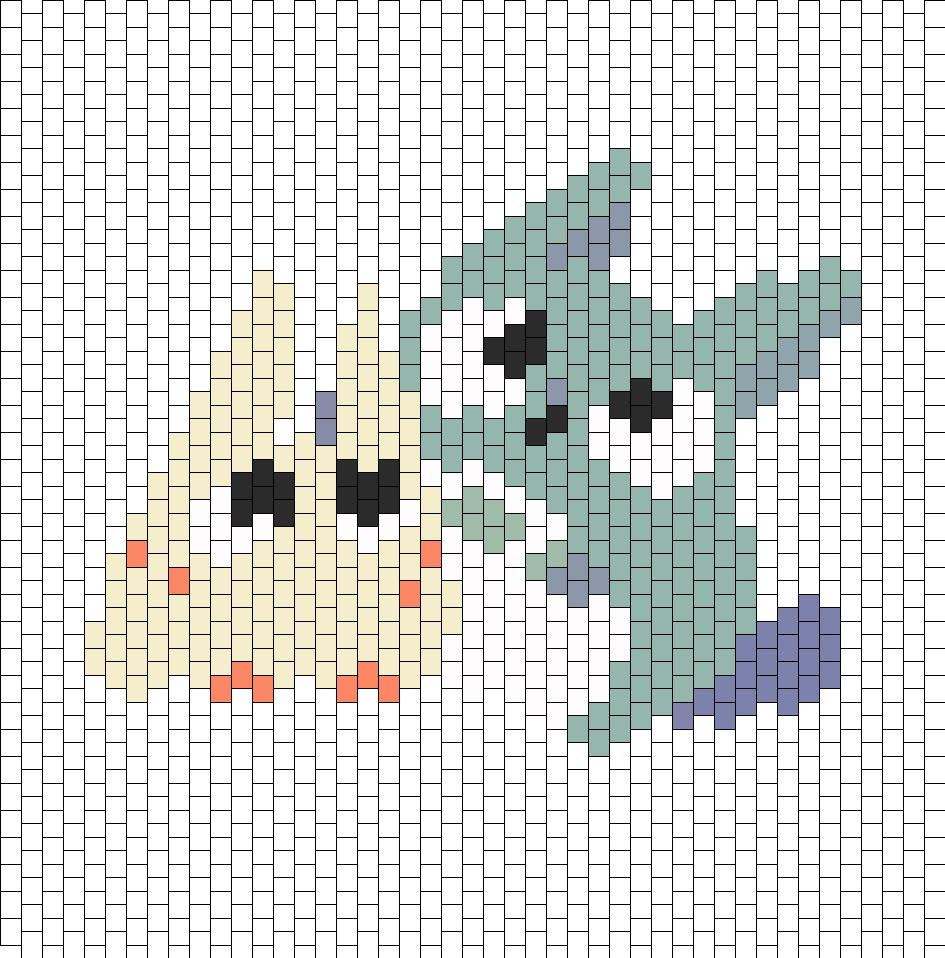 My Neighbor Totoro Bead Pattern - Cross-stitch (945x958), Png Download