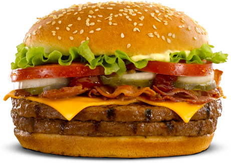 Hamburguesas De Pollo - Classic Burger (460x413), Png Download