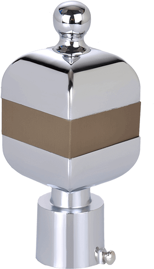 Fancy Curtain Rod Finials - Ss Curtain Bracket Png (600x600), Png Download