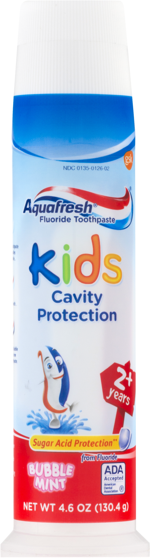 Aquafresh Fluoride Toothpaste Kids Cavity Protection - Fluoride Toothpaste Kids (1800x1800), Png Download
