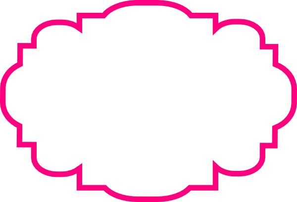 Free Vintage Label Vector Png - Frame Peach (600x409), Png Download