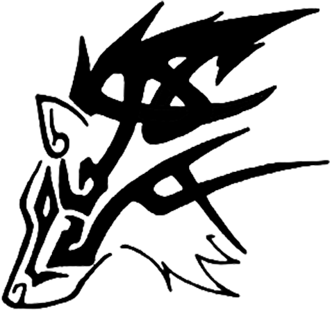 Alpha Wolf Symbol Images - Alpha Wolf Symbol (552x480), Png Download