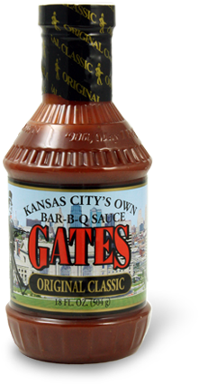 Gates Original Classic Bar B Q Sauce 18 Oz - Gates: Original Classic Bar-b-q Sauce, 28 Oz (500x500), Png Download