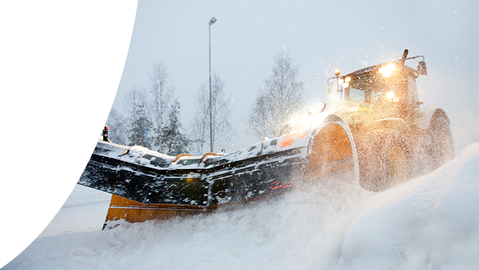 Our Hardworking And Reliable Machinery Can Clear A - Snow (700x394), Png Download