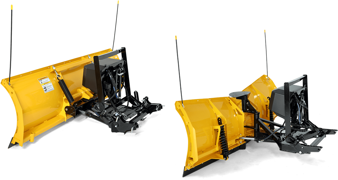 Push Boundaries With Your Utility Vehicle - Fisher Trailblazer Vee Plow (1270x714), Png Download