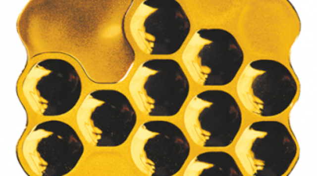 'honey Coin' Latest In Bank Of Latvia's Innovative - 5 Euro Coin Honey (640x356), Png Download