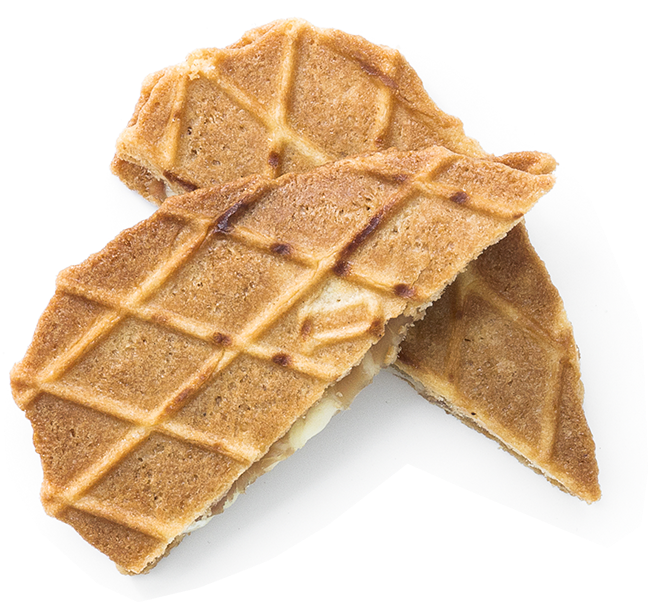 Jules Toasties With Ganda Ham, Brie Cheese And Barbecue - Wafer (1000x1000), Png Download