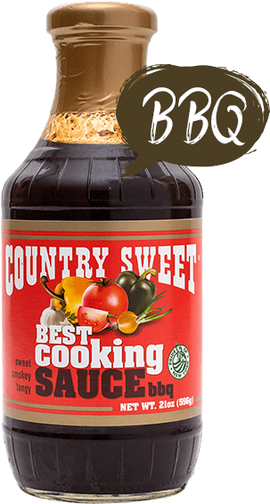 Bbq Sauce - Country Sweet Sauce, Hot - 21 Oz (312x581), Png Download