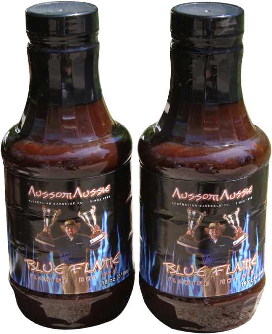 Our Original Xxxtreme Hot Bbq Sauce Called Blue Flame - Bottle (600x900), Png Download