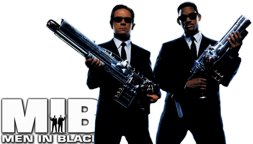 Share This Image - Men In Black (1000x562), Png Download