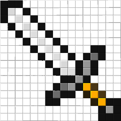 Diamond Kılıç Png - Меч Майнкрафт Png (393x393), Png Download