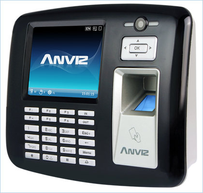 Por Lectura De Huella Digital, Tarjeta De Próximidad - Anviz Oa1000 Pro (420x398), Png Download