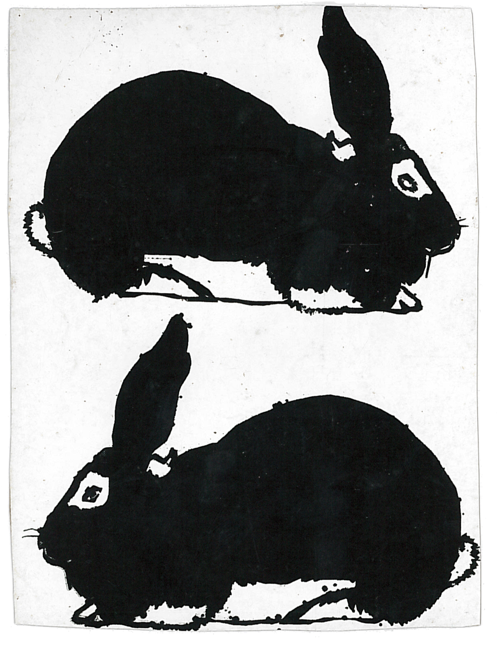 Bunnies - Portable Network Graphics (1000x1328), Png Download