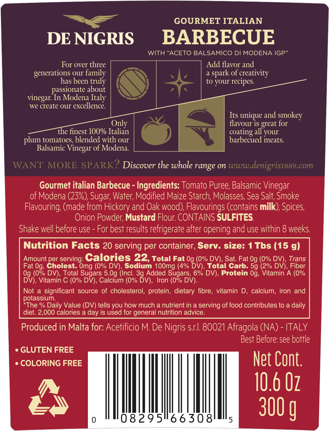 Barbecue Sauce - Vinegar Label (1280x1639), Png Download