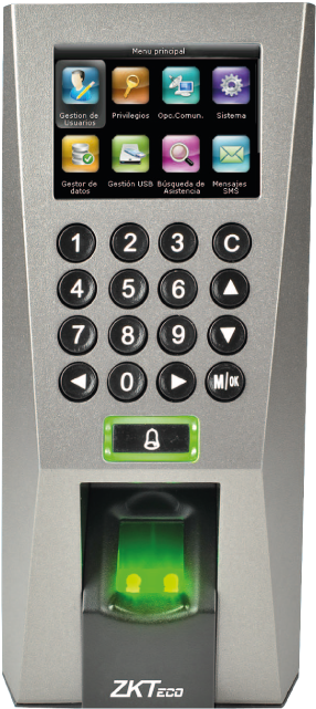 Terminal Biométrica Ip De Huella Digital Para Control - F18 Zk (705x705), Png Download