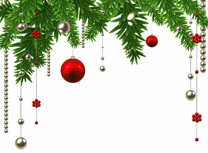 Christmas Decor Jpg - Christmas Card Decorations Png (728x534), Png Download