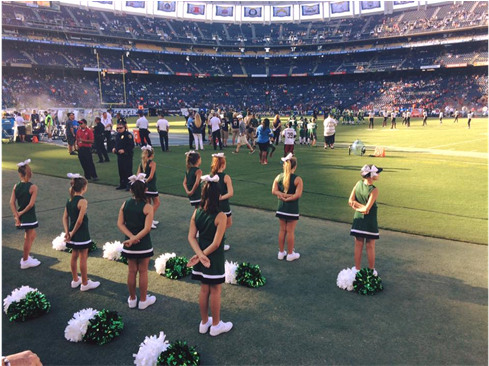 Peewee Cheer - Cheerleading (960x365), Png Download