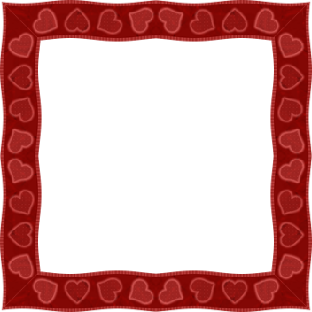 Marcos De Corazones Rojos Png - Picture Frame (352x352), Png Download