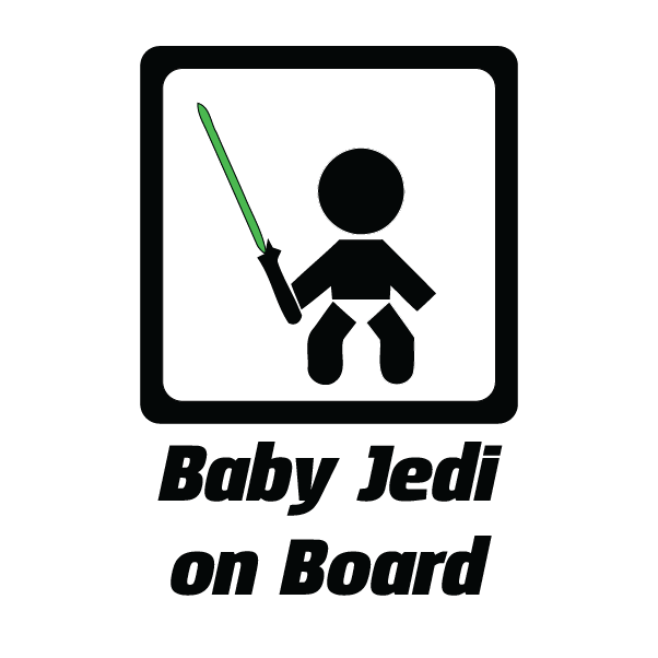 Baby Jedi (602x602), Png Download