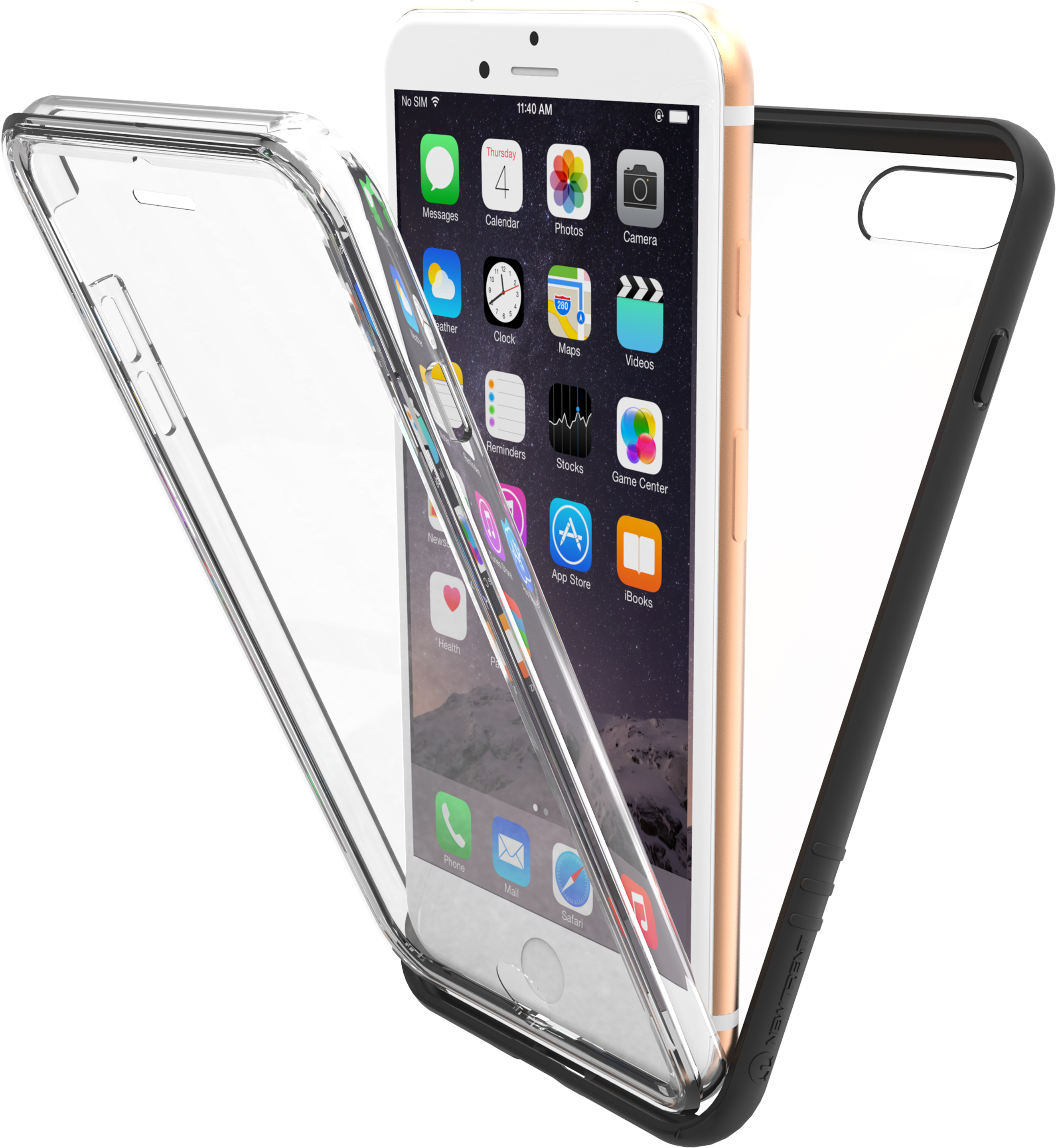 Iphone 7 Plus Case, Iphone 8 Plus Case, New Trent Skyrika - Iphone 8 Plus Case Plus Screen Protector (3000x3000), Png Download