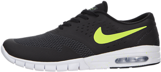 Hombres Nike Sb Eric Koston 2 Max Negro / Blanco-destello - Nike Eric Koston 2 Max Mens Style : 631047, Size: 9.5, (390x390), Png Download