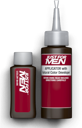 Inside Box - Bottle Of Just For Men (332x568), Png Download