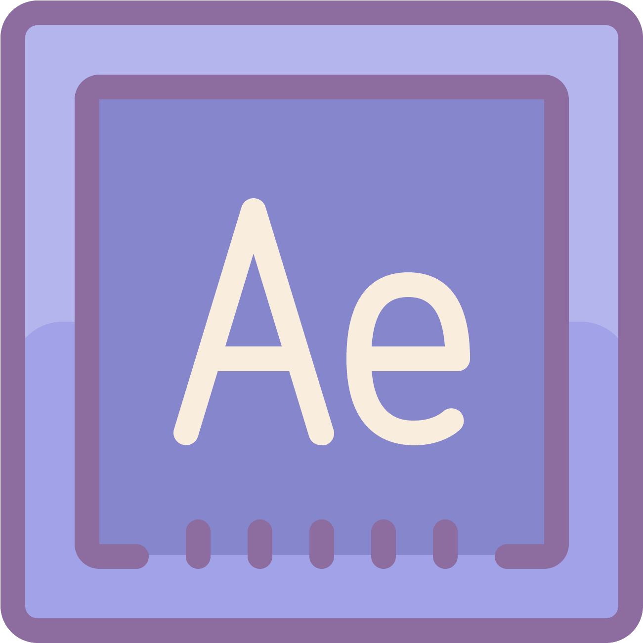 Adobe After Effects Icon - Adobe After Effects (1600x1600), Png Download