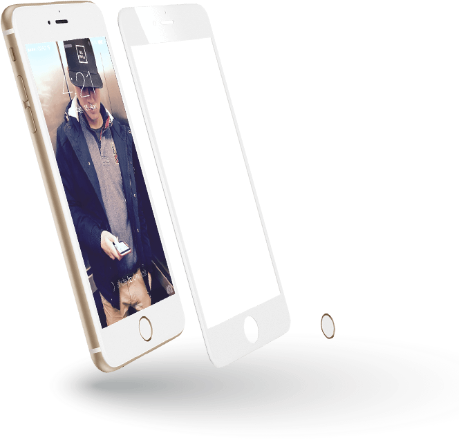 *screen Protector - Iphone (680x665), Png Download