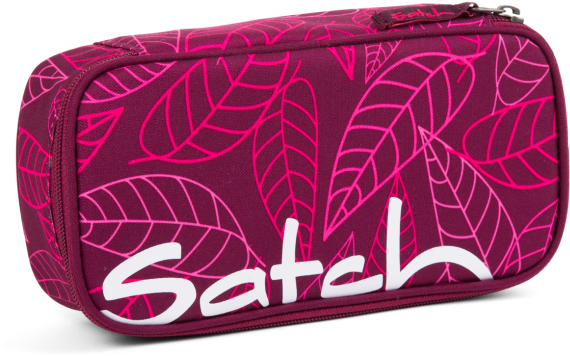 Satch Mäppchen Purple Leaves (736x736), Png Download