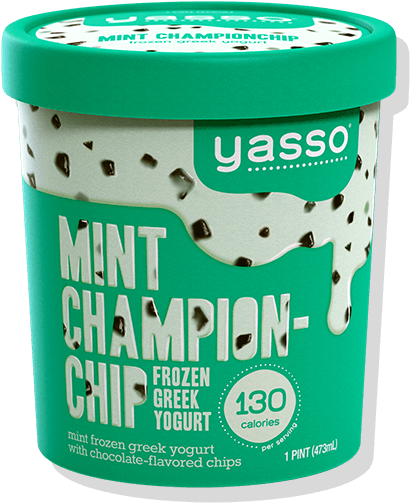 Yasso Mint Championchip Pint - Yasso Ice Cream Pints (436x502), Png Download