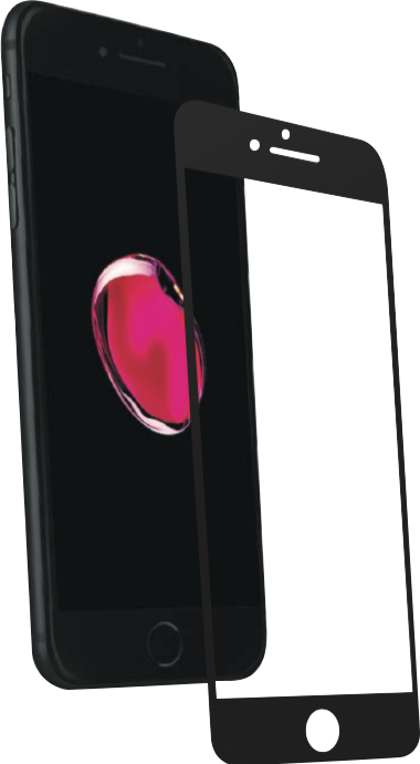 Premium Tempered Glass For Iphone - Apple Iphone 7 Plus 32gb Black Mnqm2pm/a (380x690), Png Download