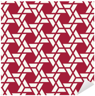 Abstract Geometric Red Hipster Fashion Pillow Hexagon - Parallel (400x400), Png Download