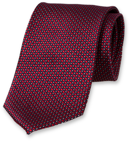 Profuomo Necktie Red Pattern - Profuomo Stropdas (524x524), Png Download