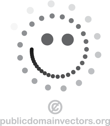 Smiley Dots Vector Public Dom - Ant Public Domain (500x500), Png Download