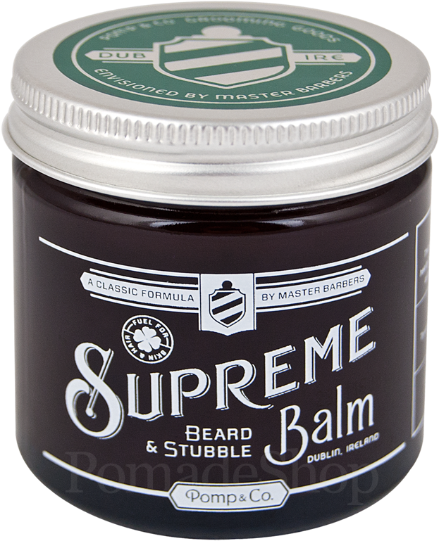 Pomp & Co Supreme Beard & Stubble Balm - Pomp & Co Supreme Beard & Stubble Balm 60ml (393x450), Png Download