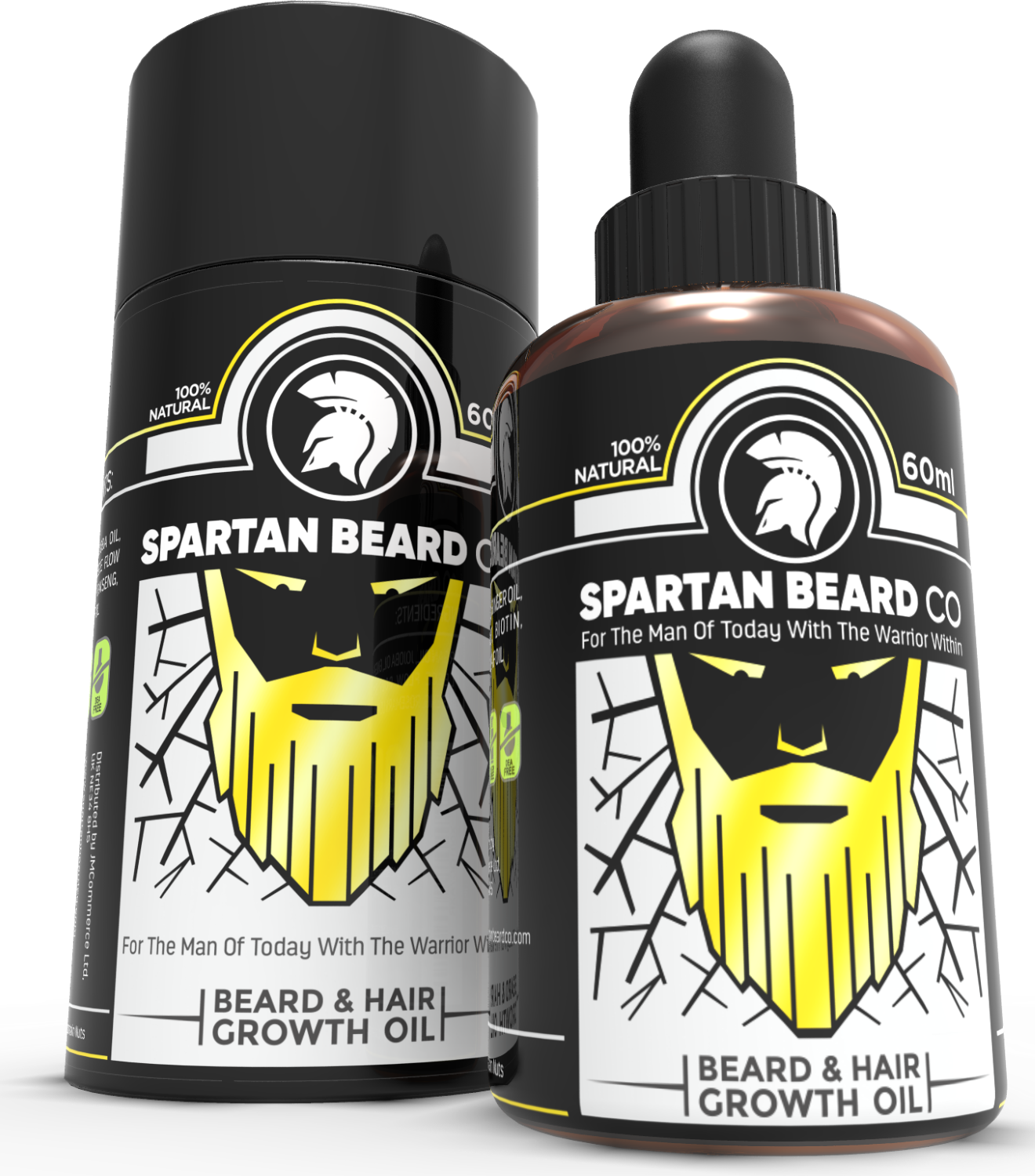 Spartan Beard Co - Beard (1320x1500), Png Download