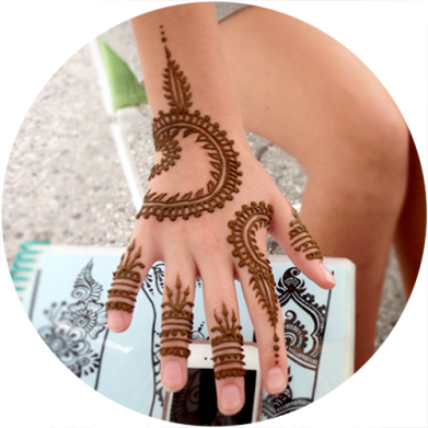 Gallery/henna3 - Mehndi (391x391), Png Download