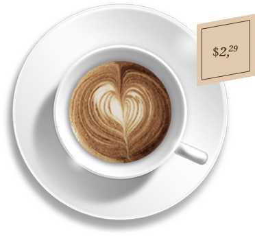 Caffe Latte - Latte (465x343), Png Download