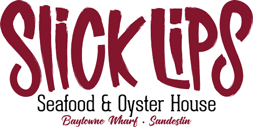 Slick Lips Seafood & Oyster House - Oyster Bar (500x251), Png Download