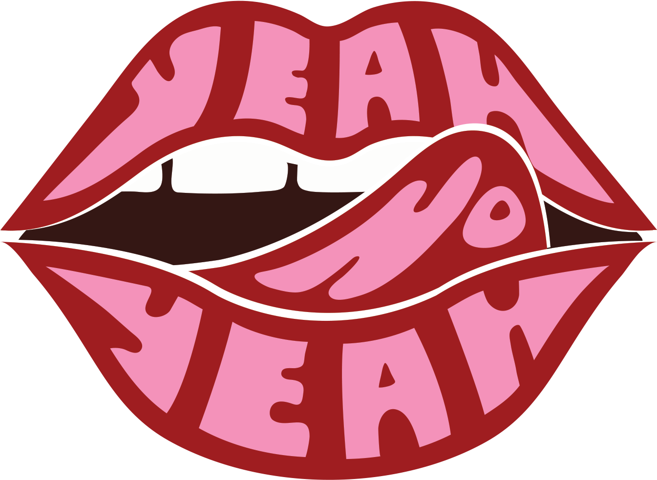Yeah No Yeah Lips Logo - Itunes (1400x1400), Png Download