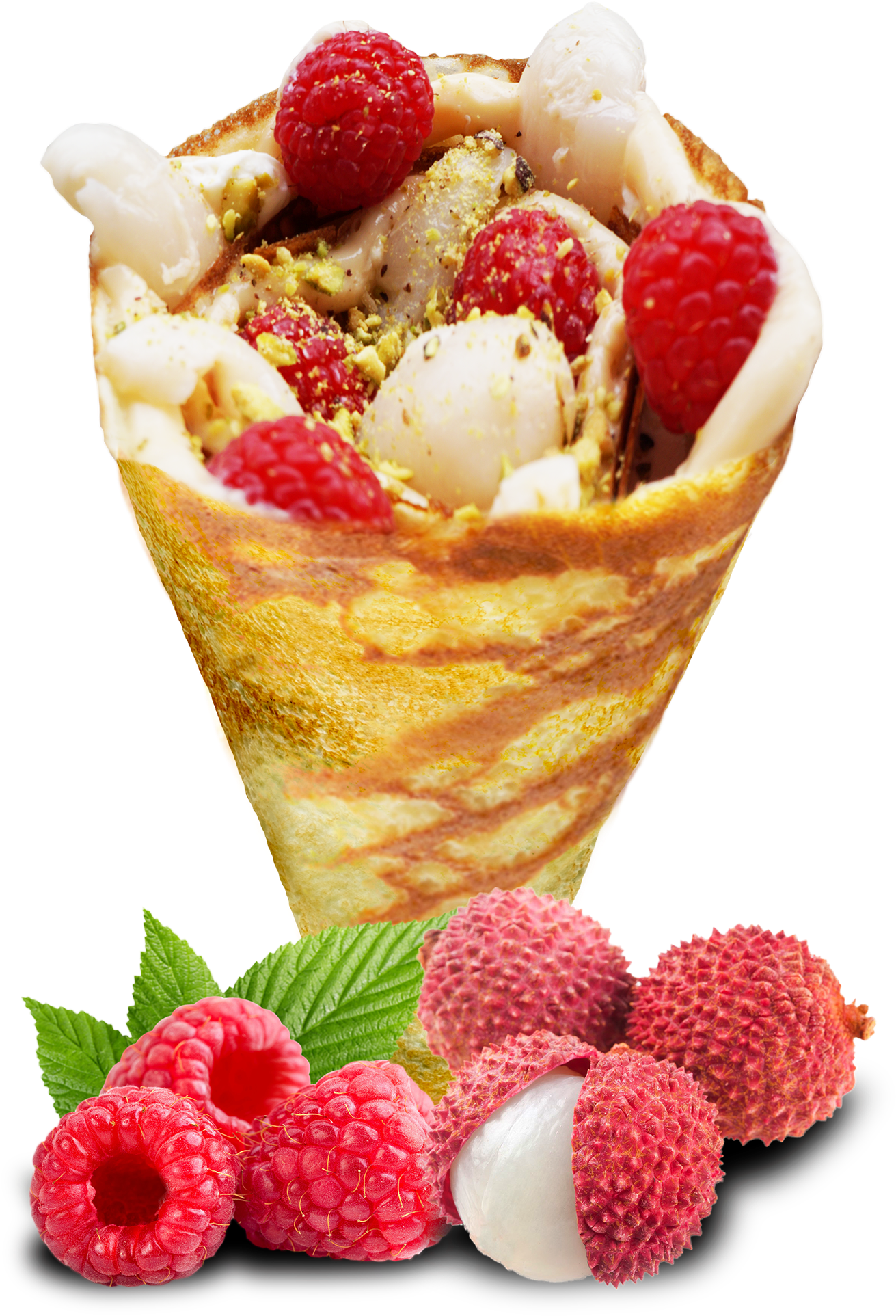 Lychee Romantic - T Swirl Crepe (1440x2160), Png Download