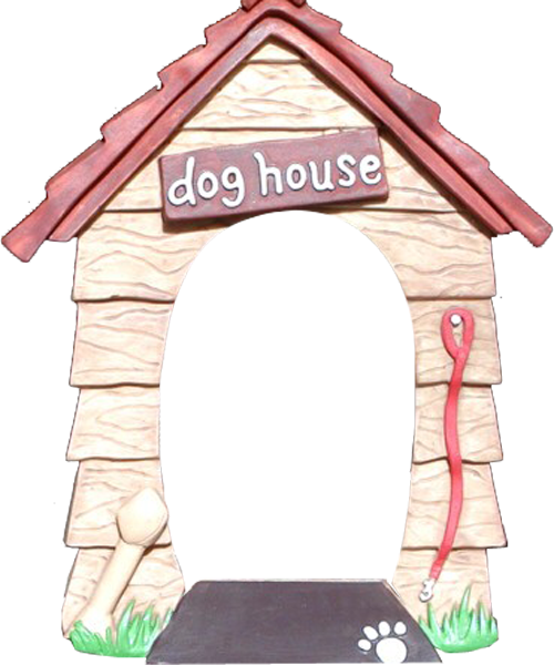 Doghouse1 - Cartoon (500x600), Png Download