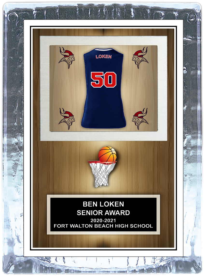 Team Basketball Ice Award - Award (978x1224), Png Download