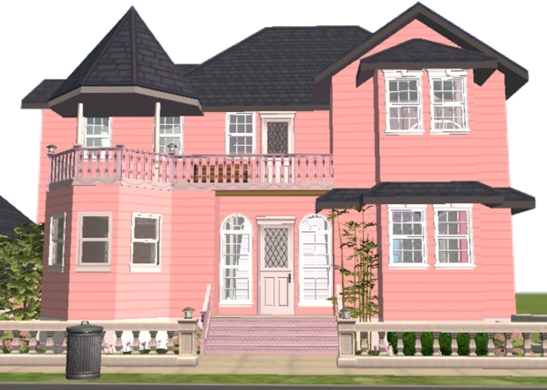 Share This Image - Minecraft Barbie Mansion (798x569), Png Download