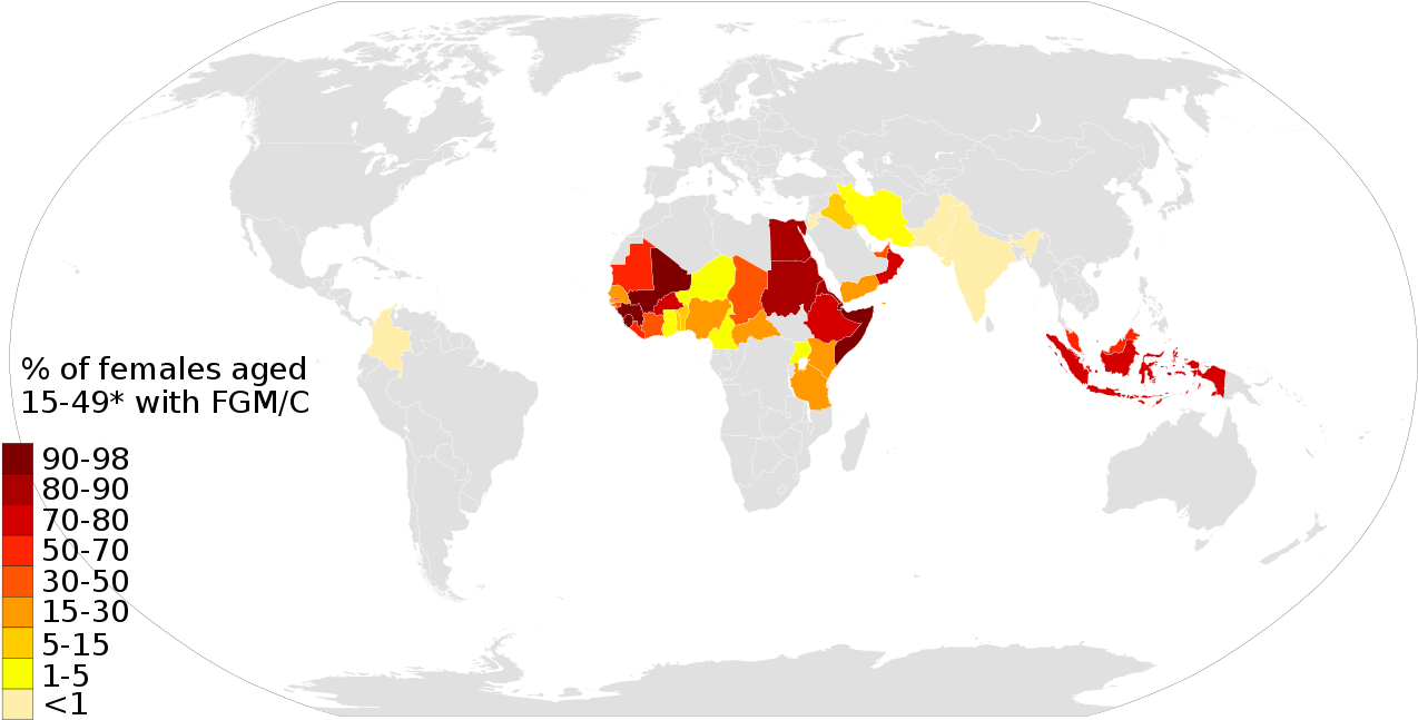 Composite Fgm World Map - Deaths Due To Hiv Aids Per Million Persons In 2012 (1280x657), Png Download