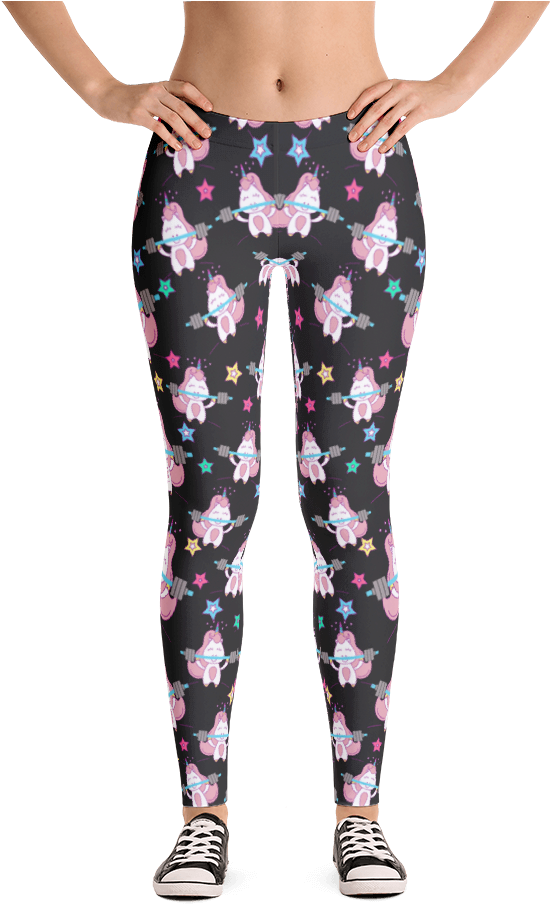 Unicorns Lifting Weight - Grey-black Halftone Sneakers (1000x1000), Png Download